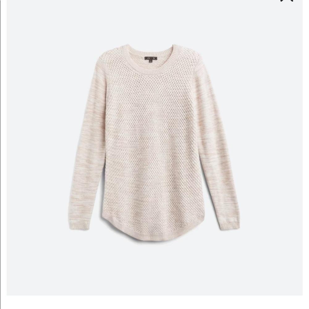 Off white patch pullover